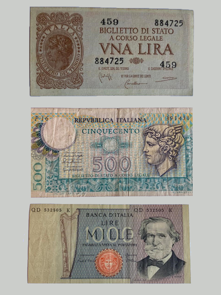 some banknotes