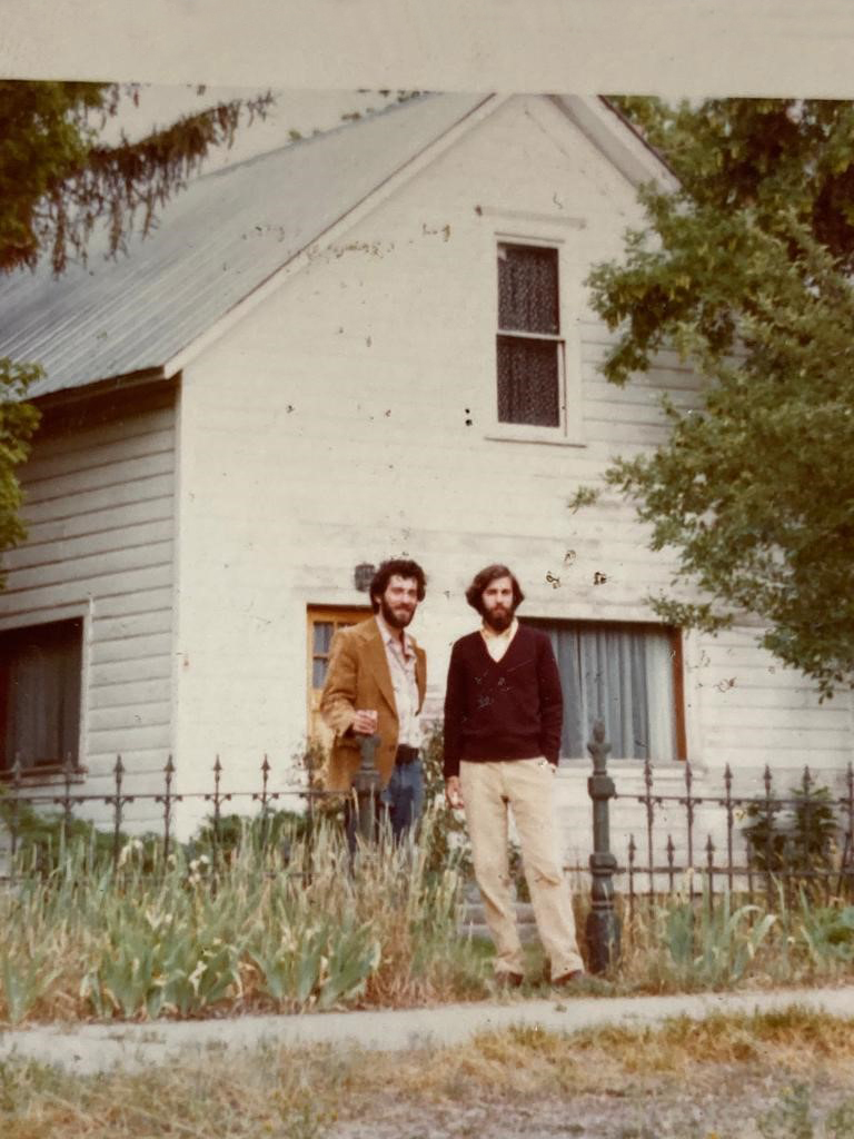 With Attanasio At Ezra Pound's Birthplace Hailey, Idaho.